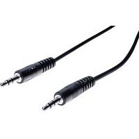 Stereokabel 3,5 mm jack zwart - 20 m